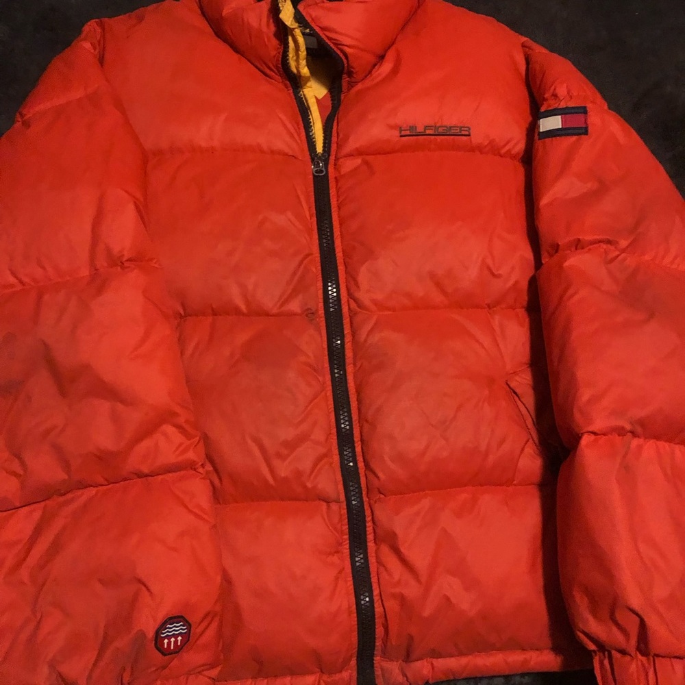 Vintage 90s Tommy Hilfiger Puffer Jacket